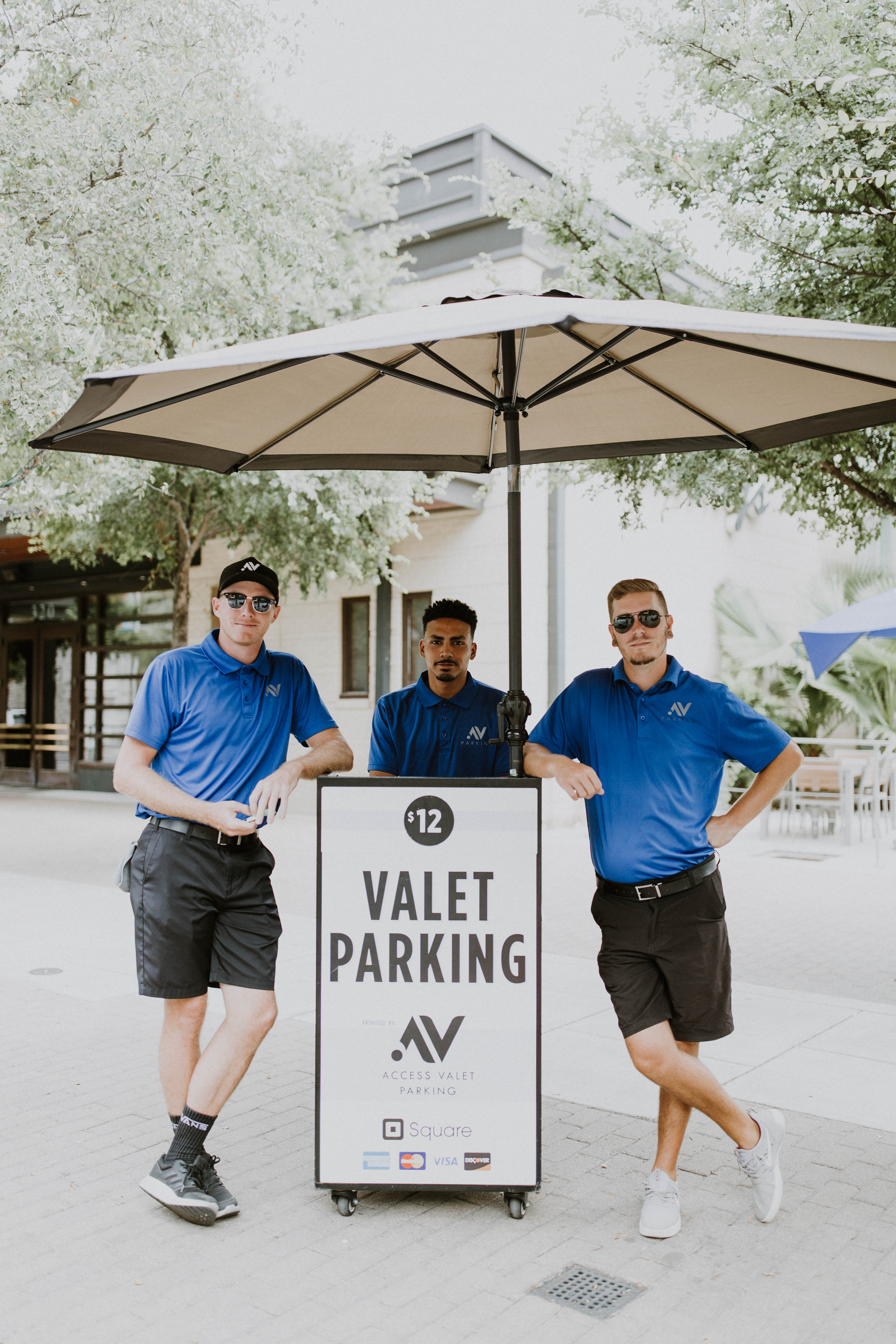 Professional valet attendant