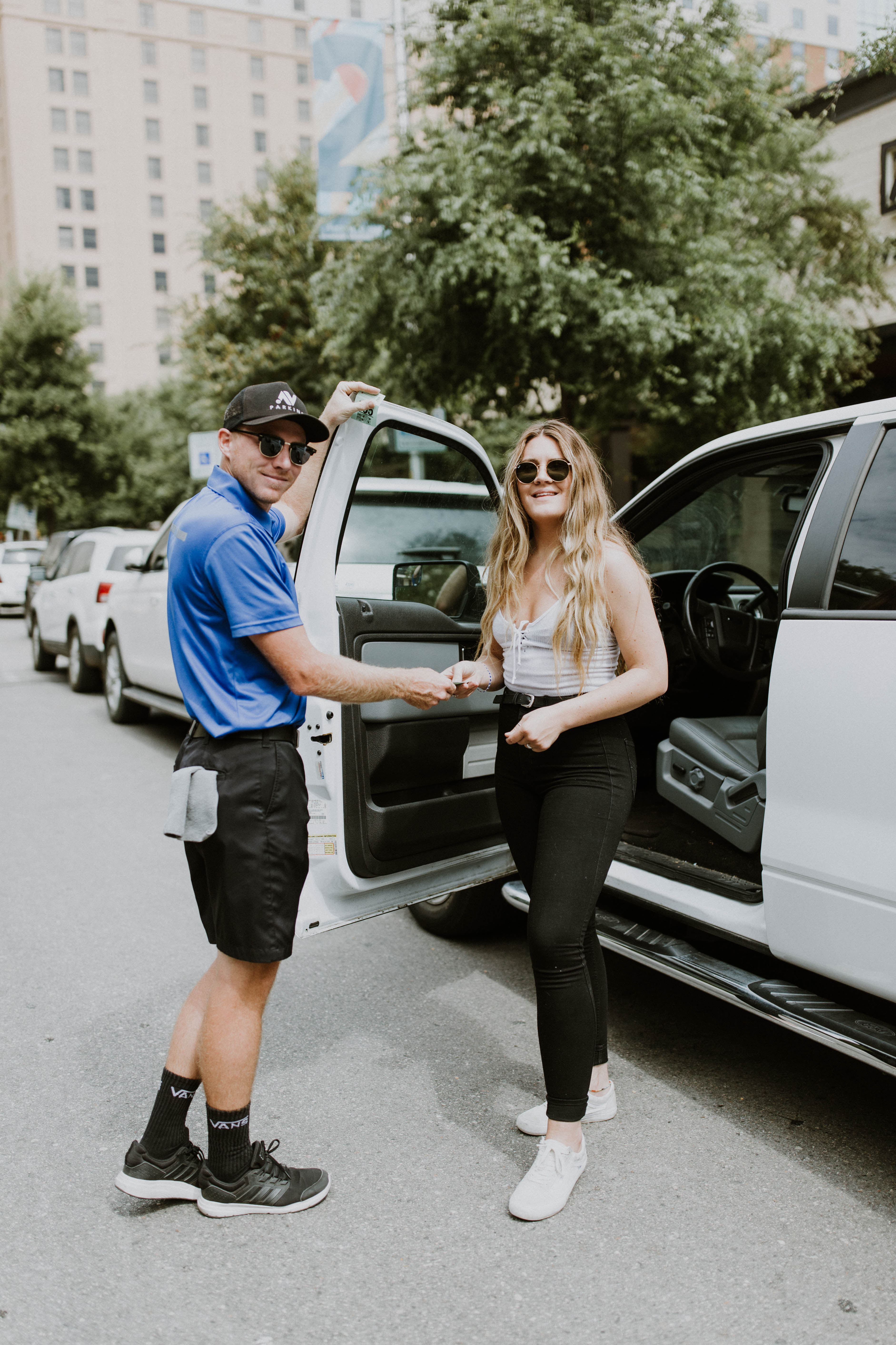 Valet parking service