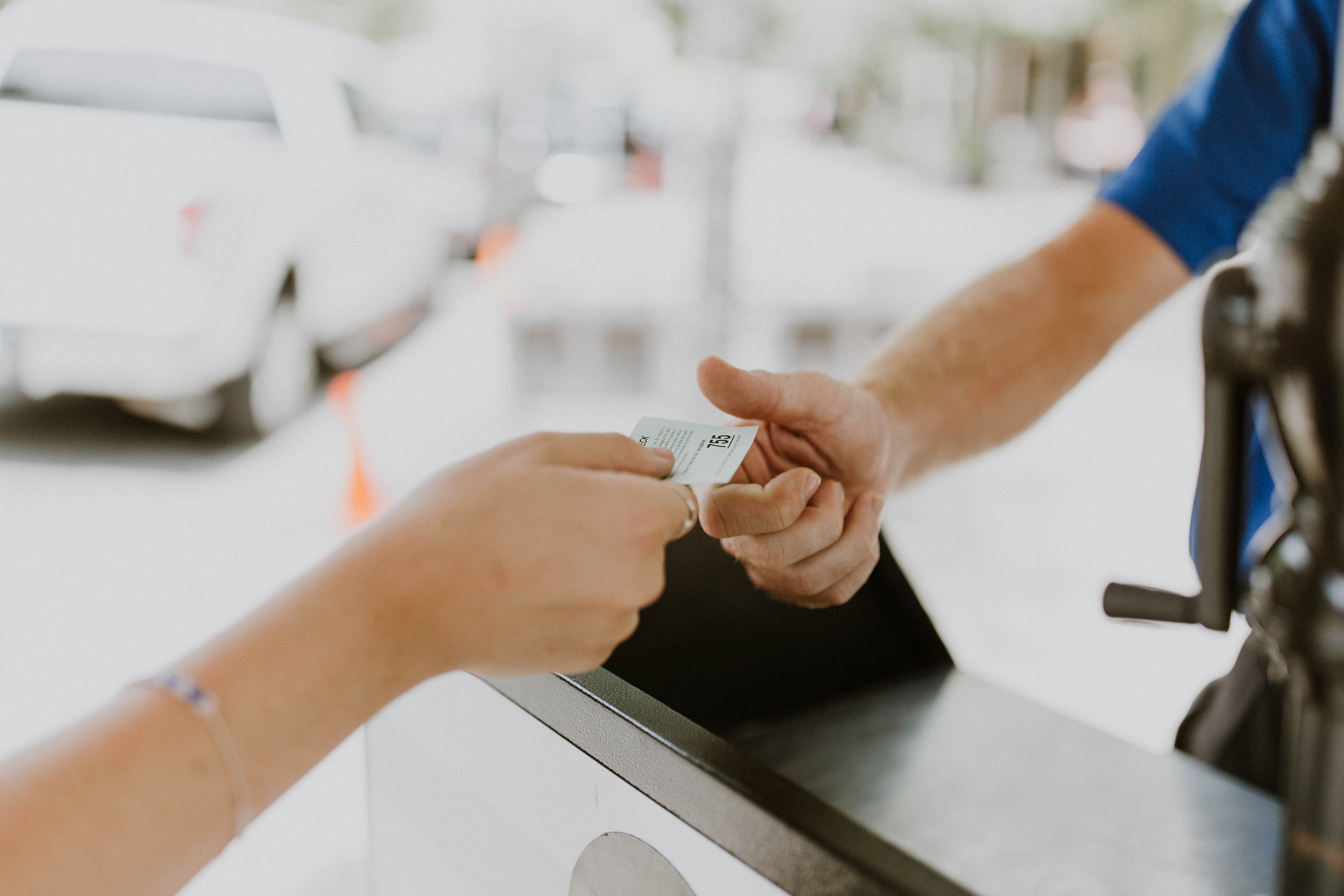 Professional valet service - ticket exchange